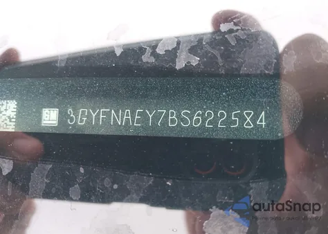 2011 Cadillac Srx Luxury Collection z USA, uszkodzony, nr VIN 3GYFNAEY7BS622584